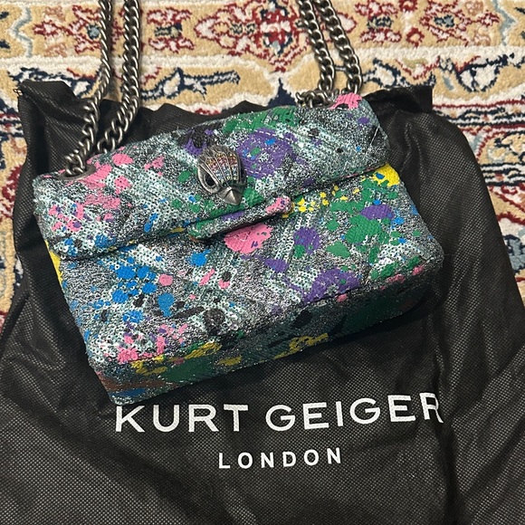Kurt Geiger Multicolor Sequin Shoulder Bag - Picture 2 of 7